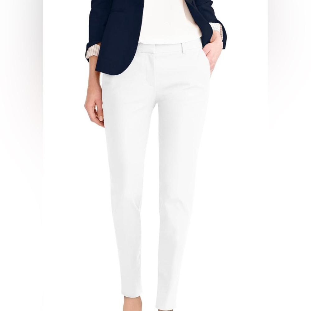 Hybrid & Company Womens Super Comfy Flat Front Stretch Trousers Chino Pants